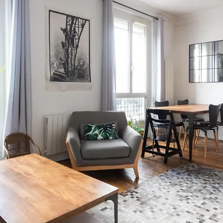 Apt Design Near The Buttes Chaumont Apartment Paris